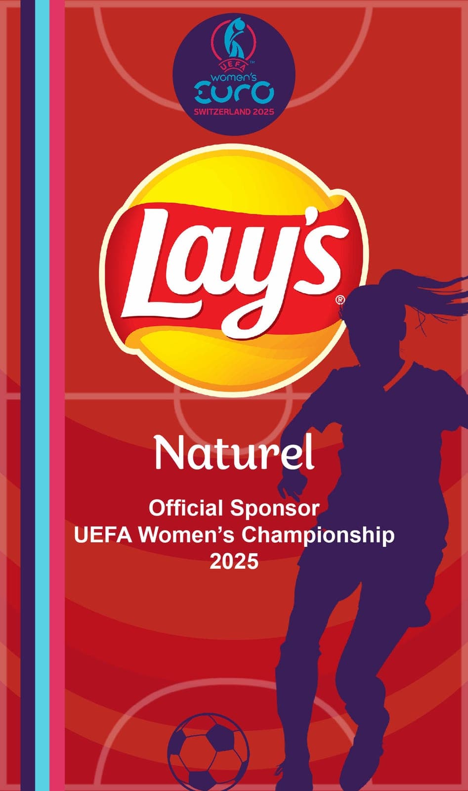 Footballer-silhouette packaging variation